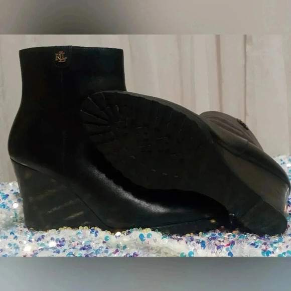 Ralph Lauren Wedge Boots Size 9 - Picture 5 of 7